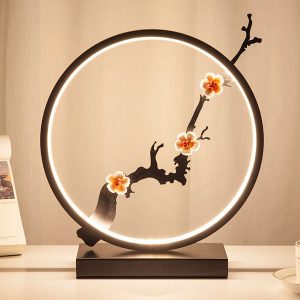 Artistic LED Ring Table Lamp
