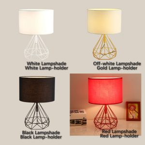 Diamond Fabric Table Light