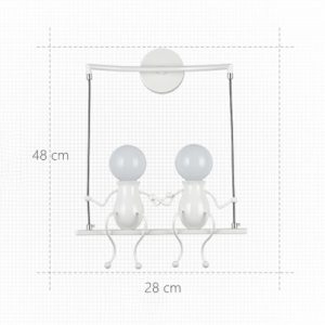 Cartoon Robot Wall Light