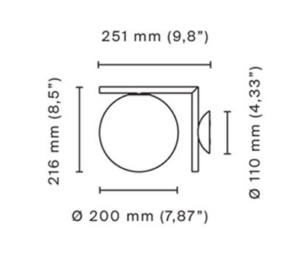 IC Lights Wall/Ceiling Light