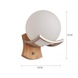 Indoor Modern Wooden Wall Lamp