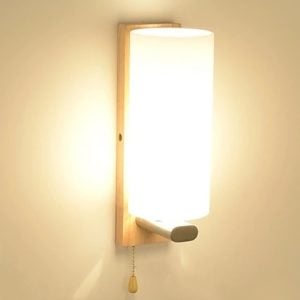 Indoor Modern Wooden Wall Lamp