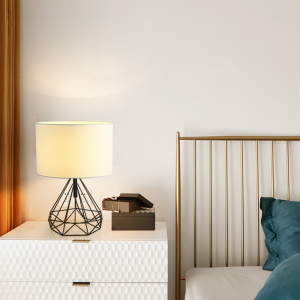 Diamond Fabric Table Light