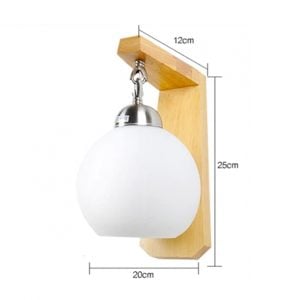 Indoor Modern Wooden Wall Lamp