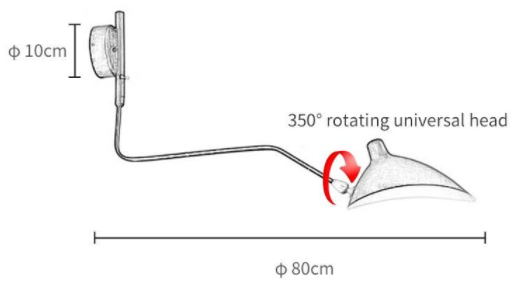 Serge Mouille Wall Sconce