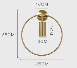 Minimalist Line Wall Lamp - Large