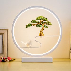 Artistic LED Ring Table Lamp
