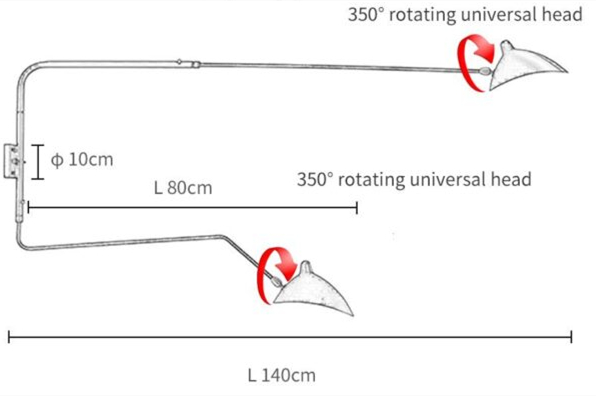 Serge Mouille Wall Sconce