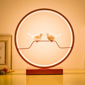 Artistic LED Ring Table Lamp