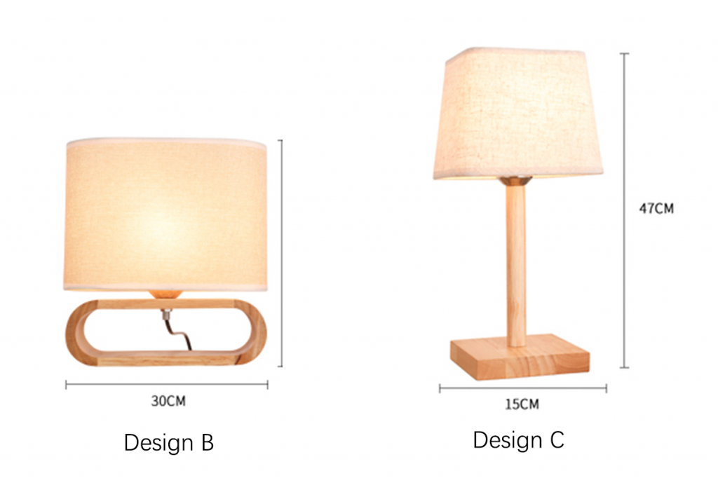 Minimalist Wooden Table Light